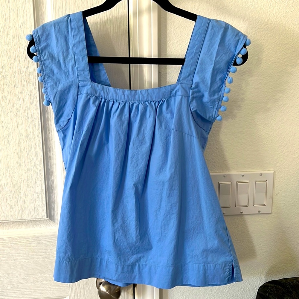 J. Crew Baby Blue Blouse